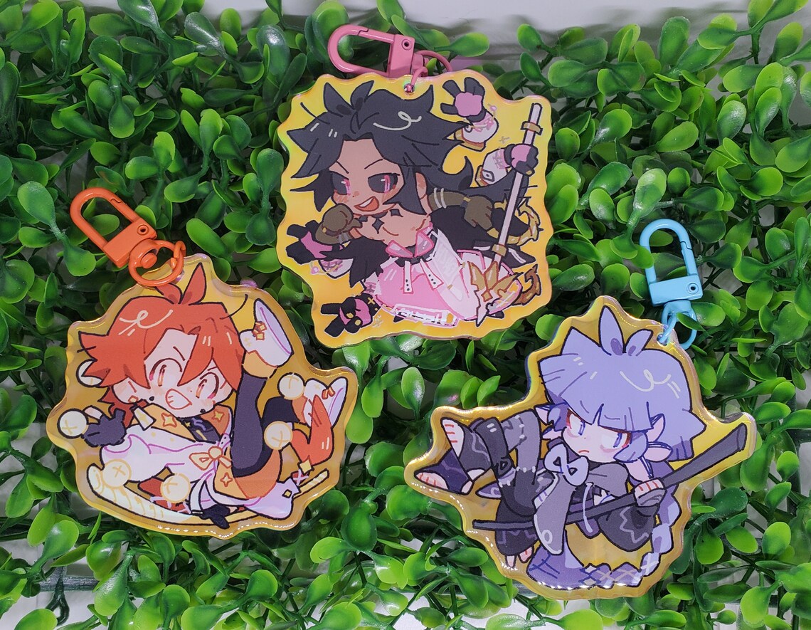 Dislyte // Holographic Acrylic Charms Etsy