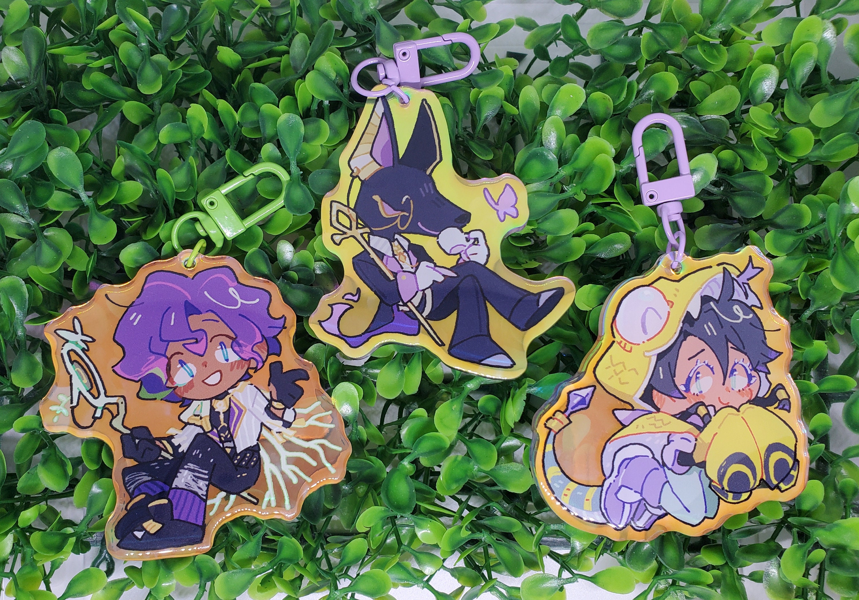 Dislyte // Holographic Acrylic Charms Etsy