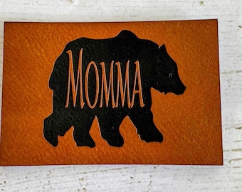 SVG | Momma Bear | Hat patch