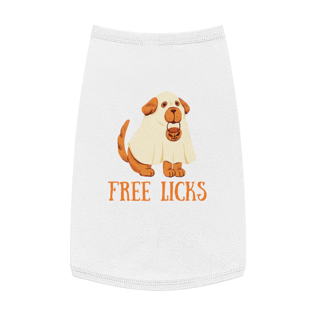 Cute Dog Halloween Costume Free Licks Shirt Dog Halloween Etsy