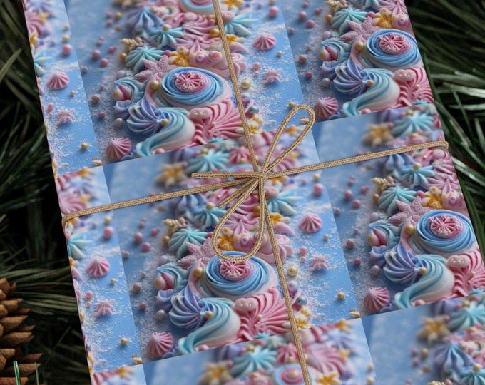 Wrapping Paper, Birthday, Holiday, Mothers Day, Gift Wrap, Mom, Baker, Lover, Wife, Girlfriend, Sister, Daughter, Niece, Grandma, Christmas