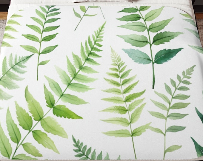 Sherpa Fleece Blanket, Ferns, Blanket Gift, Gift for Grandma, Gift for Aunt, Gift for Aunt, Mom Gift, Housewarming Gift, Sister Gift,