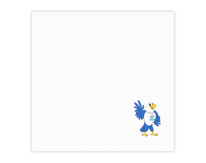 Atax Eagle-Themed Sticky Note Pads for Organized Minds, Cute Office Supplies, Gift for Students, Eagle Lover Gifts, Personalized Note Pads,