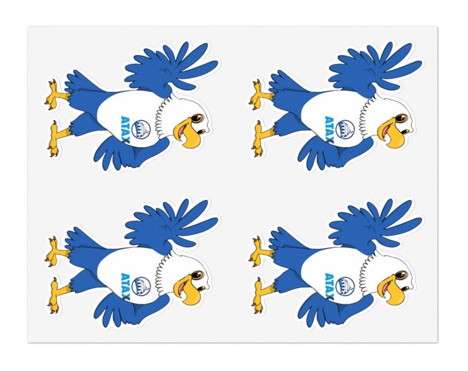 Fun Atax Eaglle Sticker Sheet Bundle, 10pcs, Cute Home Decor, Arts & Crafts, Gift for Animal Lovers, Sticker Pack for Kids