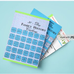 Family History Bundle: Both 30 Day Family History Challenge & Intermediate 30 Day Family History Challenge bundled with training Booklet