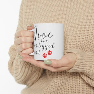 Pet Lover Mug, Sentimental Ceramic Coffee or Tea Mug, Pet Owner Birthday Gift, 11oz or 15oz, Dishwasher Safe Gift for Dog Mom or Cat Mom image 3