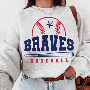 Brave Kids Baseball Team PNG SVG, Team Spirit SVG, Baseball Star and Bat Png, Shirt Design, Cricut Ready, Silhouette File, Customizable Text