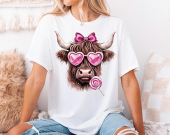 Highland Cow Png, Valentine Coquette png, Love Png, Retro Valentine Png, Valentine Png, San Valentino, Valentine Heart png