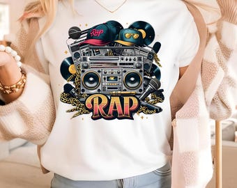 Old School Music PNG, rap z lat 90. projekt sublimacji SVG, miejski projekt sublimacji, cyfrowy hip-hop na koszulkę, cyfrowe pobieranie