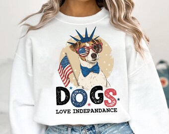 Retro Dots Love Independence Engraçado 4 de Julho PNG SVG, Retro Bitches Love Independence Engraçado 4 de Julho Arquivo Digital