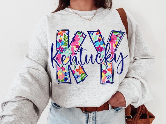 Kentucky shirt design PNG SVG, Trendy Kentucky Png, Preppy State Dtf or sublimation, Kentucky Coquette Bow, KY Spring Summer Floral, Popular