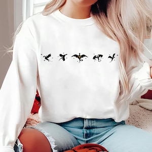 Fourth Wing Sweatshirt Png, Basgiath War College Sweatshirt Svg, Violet Sorrengail Png, Bookish Sweatshirt Svg, Fantasy Book Dragon Png