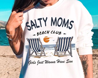 Koszulka Beach Club PNG SVG, Modne Lato Png, Estetyczny Projekt Koszulki Plażowej, Retro Dziewczyna Plażowa Svg, Zabawny Sarkastyczny Projekt Mamy, Dzień Matki