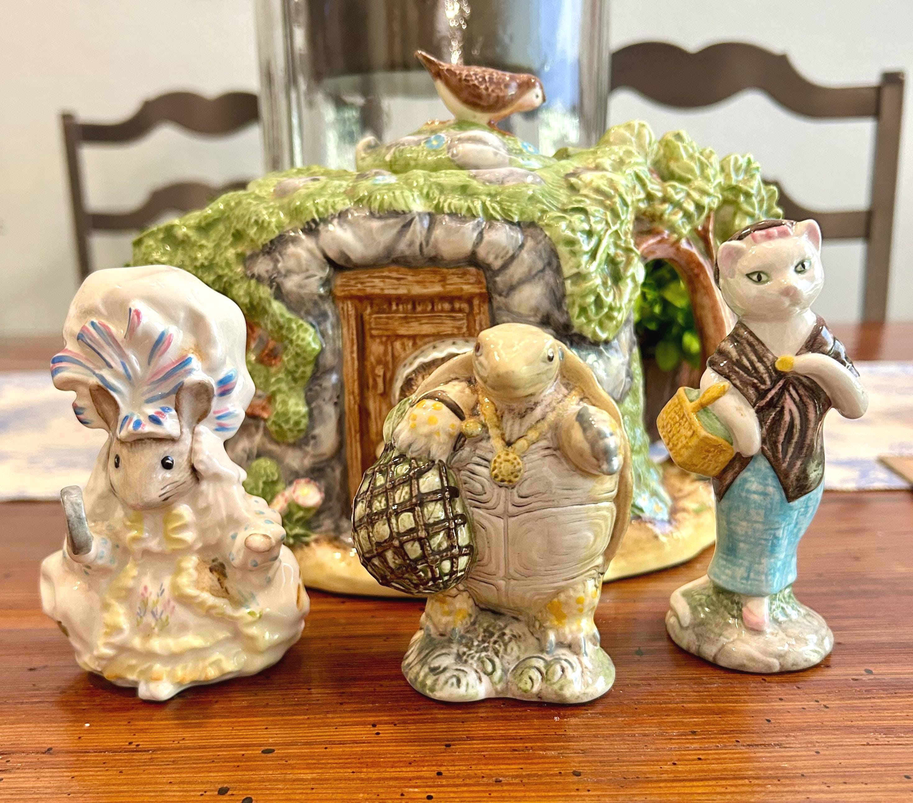 Beatrix Potter　ピーターラビット　陶器製置物　6体セット　2003 Beatrix Potter Peter Rabbit Figurines - Etsy