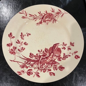 jules vieillard bordeaux 花鳥絵皿 C jules vieillard bordeaux 花鳥絵皿 C - メルカリ