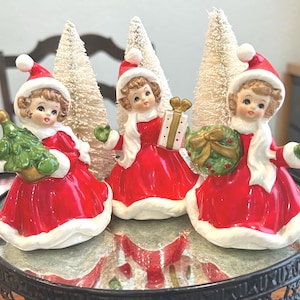 Lefton Christmas Figurines - Etsy