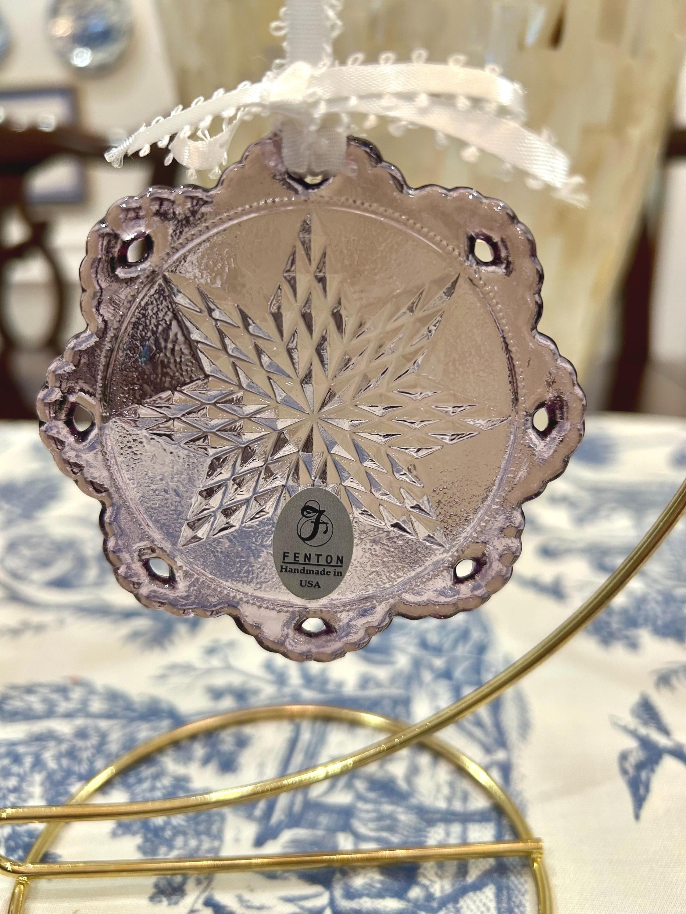 Fenton Snowflake - Etsy