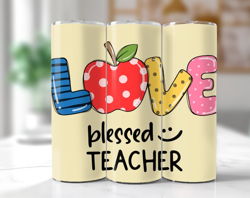 330 20oz Teacher Life Tumbler Wrap, Back To School Sublimation Image Nutrition Facts 20oz skinny, Messy Bun Teacher Inspire Affirmation PNG image 7