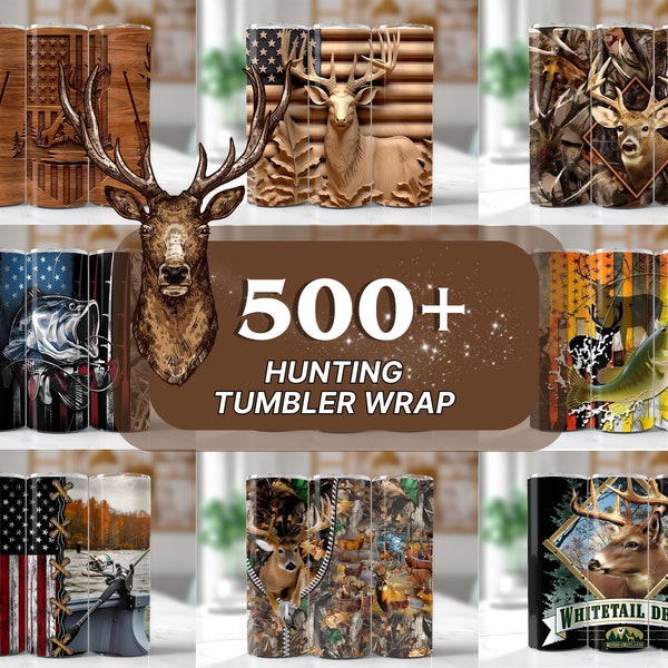 500+ Hunting tumbler wrap, Deer Hunting life 20oz Skinny Tumbler Sublimation Design, Hunting PNG File Digital Download Camo Tumbler wrap png