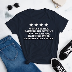 Lesbian US Women&#39;s World Cup Supporter T-shirt, American Women World Cup Soccer, World Cup shirt, LGBT Shirt, Lesbian shirt, uswnt soccer