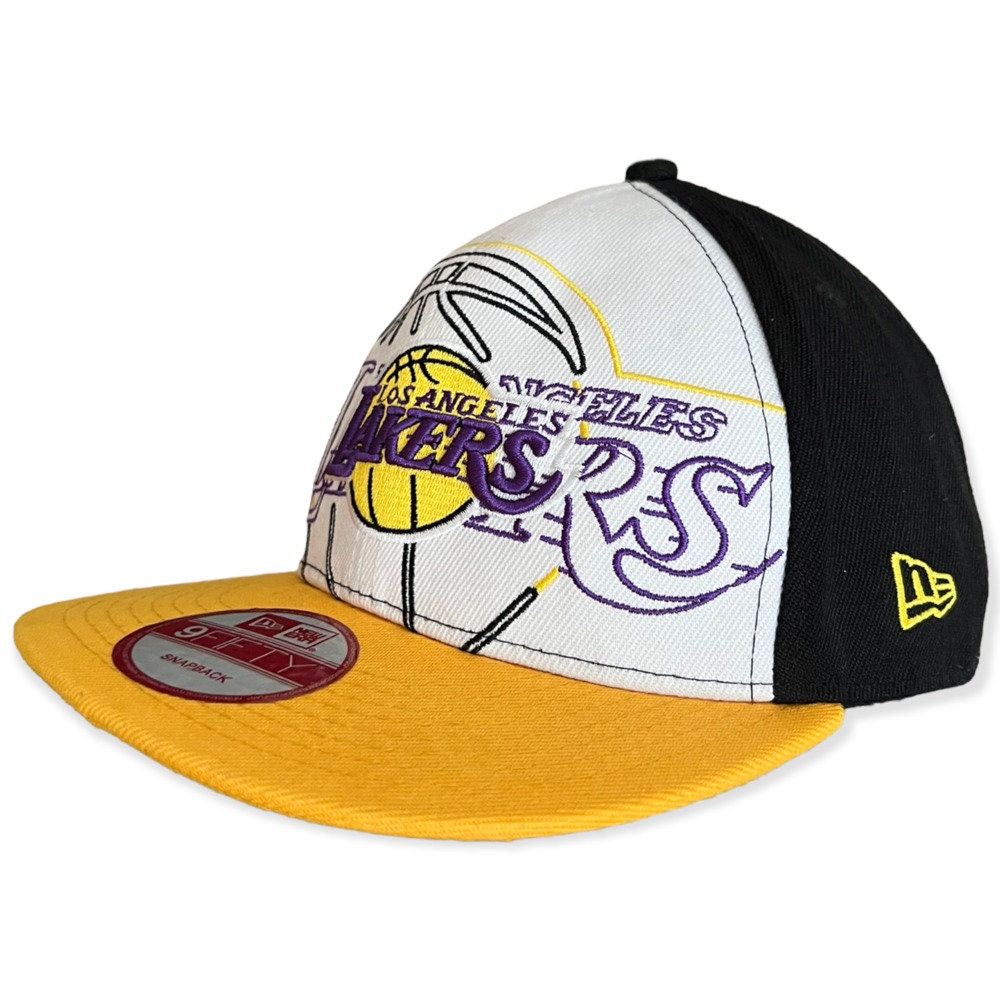 Minneapolis Lakers New Era NBA 7 1/8 Trucker Hat Cap MPLS pre-owned 59fifty