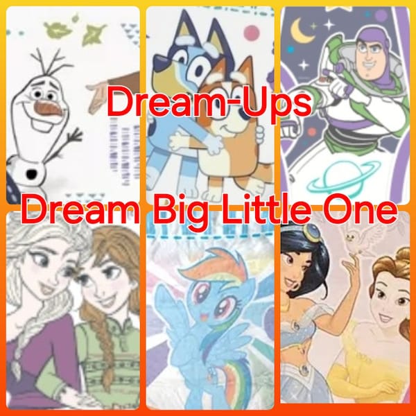 Wrap around Pull-On Dream-Ups ABDL Adult Baby Dreamerzzz Collection Each Sold Separately