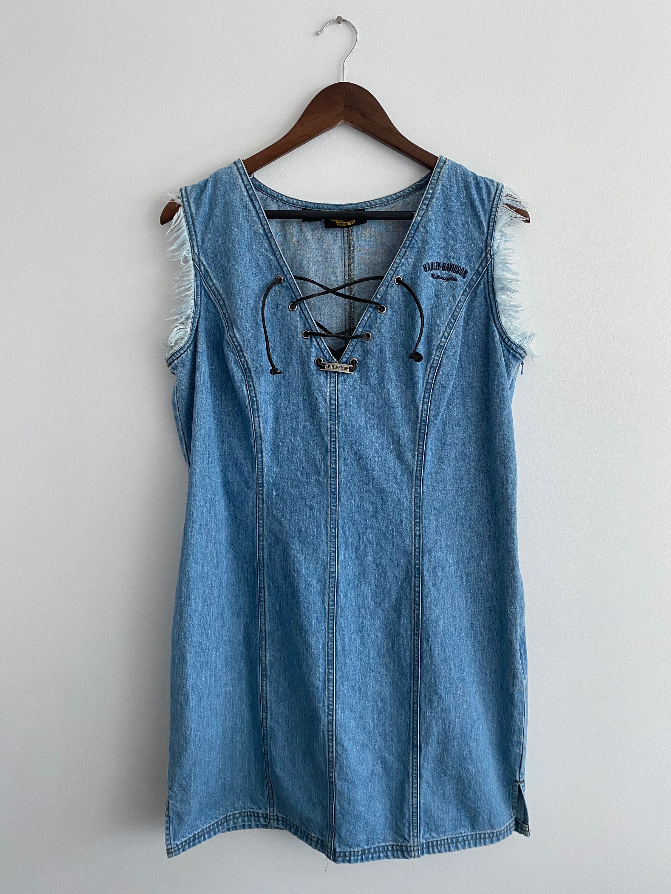 harley davidson shirt dress Harley Davidson Womens Vintage 1996 Black Eagle T-Shirt Dress Made in USA