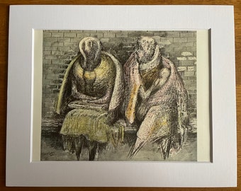 ヘンリー・ムーア『岩に囲まれた木彫』、ヘンリー・ムーアの素描、限定