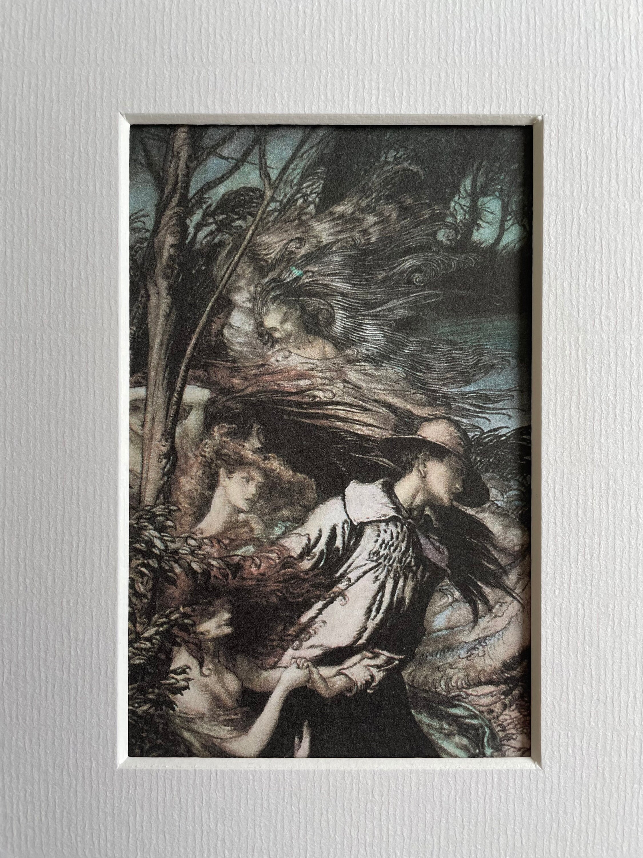 Arthur Rackham, Vintage Print, Book of Pictures, 1907, Mounted Print ...