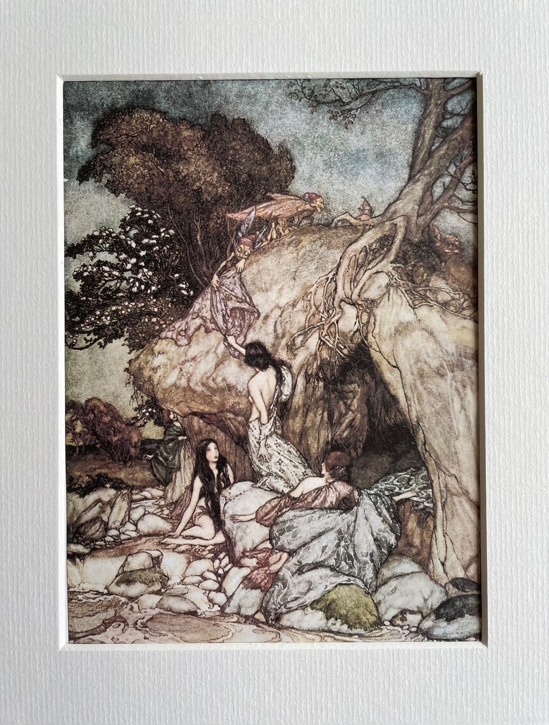 Arthur Rackham, Vintage Print, Book of Pictures, 1905, Large Mounted ...