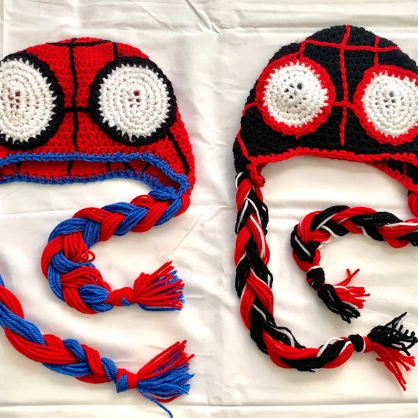 Crochet Spider-Man Beanie inspired by Mayday Parker's Beanie in ATSV