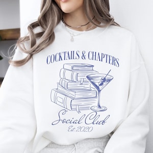 Custom Book Club Sweatshirt, Personalized Reading Club Crewneck, Bookish Gift, Book Lover Sweatshirt, Bookworm Gift, Bookish Sweatshirt