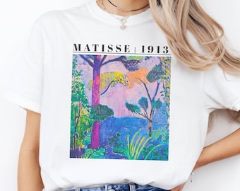 Henri Matisse Shirt, Fine Art Gift, Indie Cottagecore, Dark Academia, Famous Painting Tee, Impressionist Painter, Vintage Art
