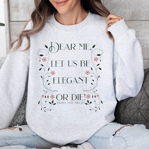 Felpa con citazione di Louisa May Alcott Regalo per gli amanti dei libri Regalo per nerd di libri Regalo per topi di biblioteca Regalo per insegnanti Felpa letteraria Felpa accogliente Etsy