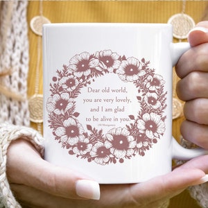 Anne of Green Gables Mug, Green Gables Mug, Anne with an E, Book Quote Mug, Bookish Mug, Reader Gift, Green Gables Gift, Book Lover Gift