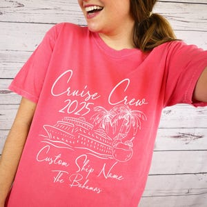 Custom Cruise Crew Shirts, Personalized Family Vacation Shirts, Matching Group Shirts, Cruise Crew, Cruise Squad, Family Matching Shirts
