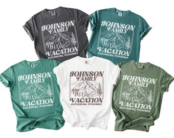 Custom Family Cabin Vacation Shirts, Personalized Family Vacation Shirts, Mountain Cabin Crew, Friends Vacation