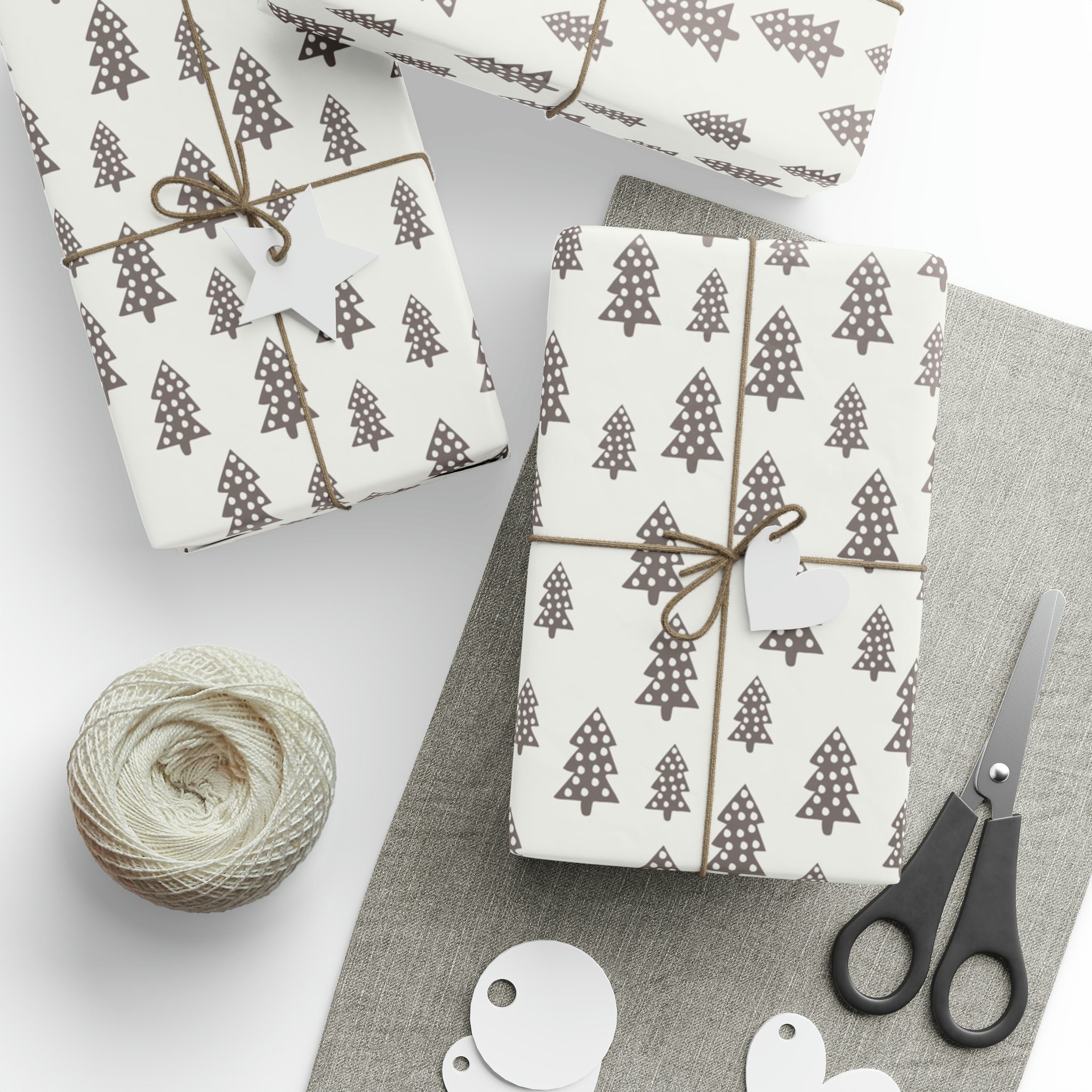 Farmhouse Christmas Wrapping Paper 