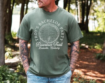 Bachelor Party Shirt, Custom Location Bachelor Party, Custom Groomsman Shirts, Drinks Bachelor Party Shirt, Personalized Groomsman Gifts