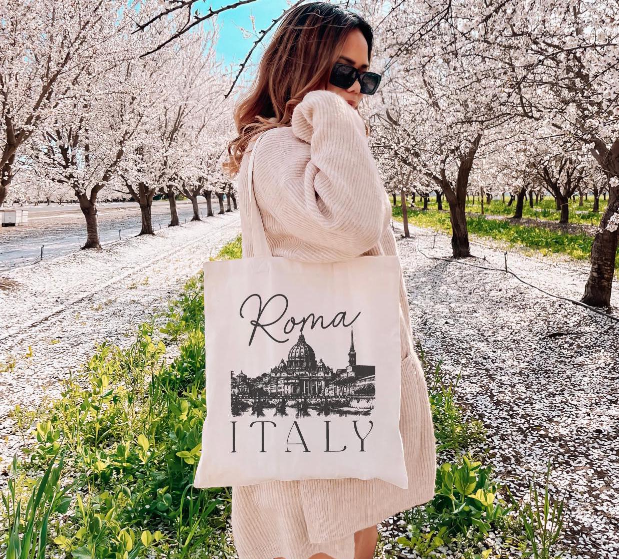 Huuraa Jutetasche 'Ciao Bella' - 21 Liter Shopper Aus Baumwolle & Jute | Italien Design