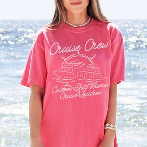 Custom Cruise Crew Shirts, Personalized Family Vacation Shirts, Matching Group Shirts, Cruise Crew, Cruise Squad, Family Matching Shirts