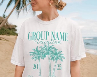 Personalized Family Vacation Shirts, Matching Group Shirts, Custom Family Matching, Beach Vacation, Friends Vacation, Family Travel Shirt