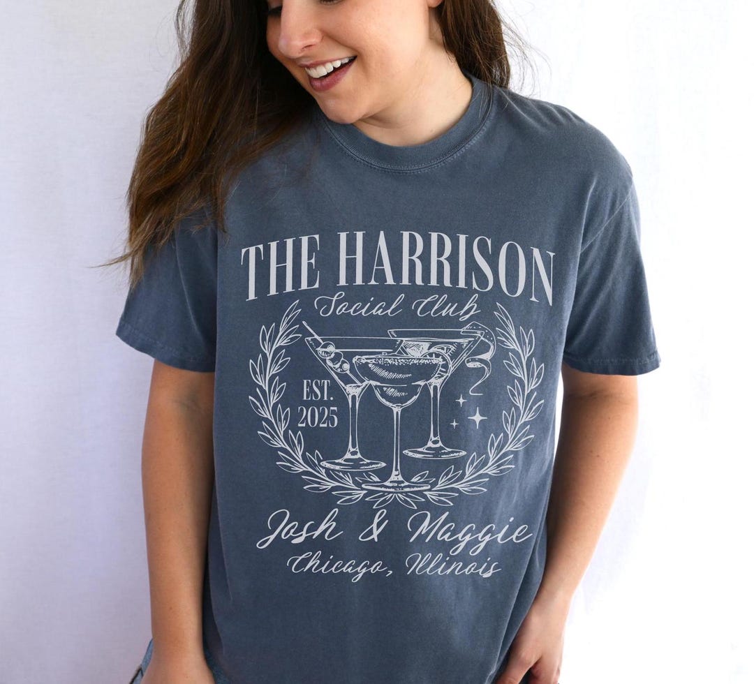 Wedding Merch Examples Custom Wedding Shirts, Personalized Bridal Party Gifts, Wedding Party ...