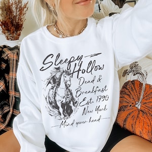 Sleepy Hollow Sweatshirt, Headless Horseman, Dark Academia, Booktok Merch, Halloween Sweatshirt, Ichabod Crane, Spooky Shirt, Literature