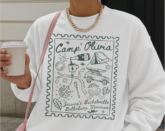 Custom Camp Bachelorette Sweatshirt, Camping Bachelorette Party Shirt, Bachelorette Favors, Bachelorette Crewneck, Cabin Crew