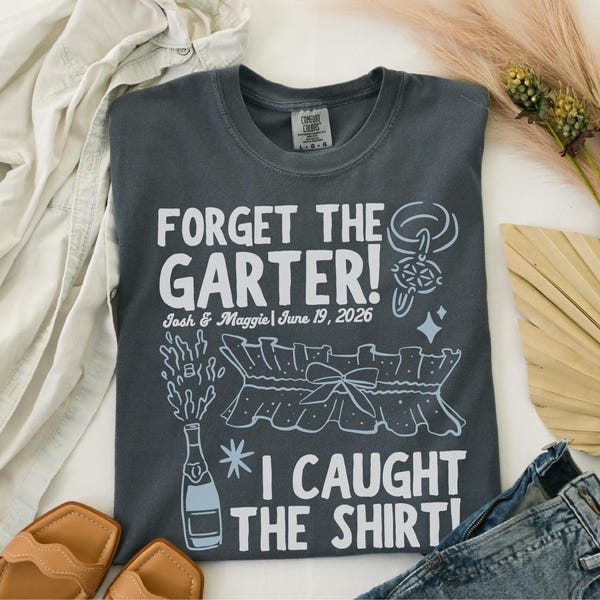 Custom Wedding Toss Shirts, Custom Wedding Shirt, Personalized Bridal Party Gift, Wedding Party Favors, Matching Group Shirts, Wedding Merch