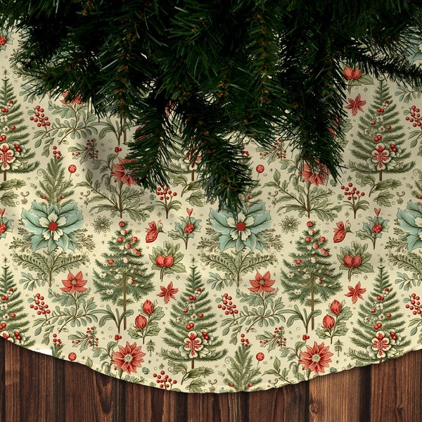 Vintage Christmas Tree Skirts, Christmas Tree Decor, Christmas Tree, Christmas Decor, Tree Skirt, Vintage Tree Skirt