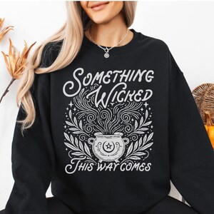 Witchy Halloween Sweatshirt, Halloween Crewneck, Spooky Season, Ghost Sweatshirt, Spooky Vibes, Trendy Fall Hoodie, Girly Halloween