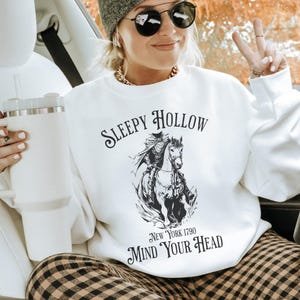 Sleepy Hollow Sweatshirt, Headless Horseman, Dark Academia, Booktok Merch, Halloween Sweatshirt, Ichabod Crane, Spooky Shirt, Literature