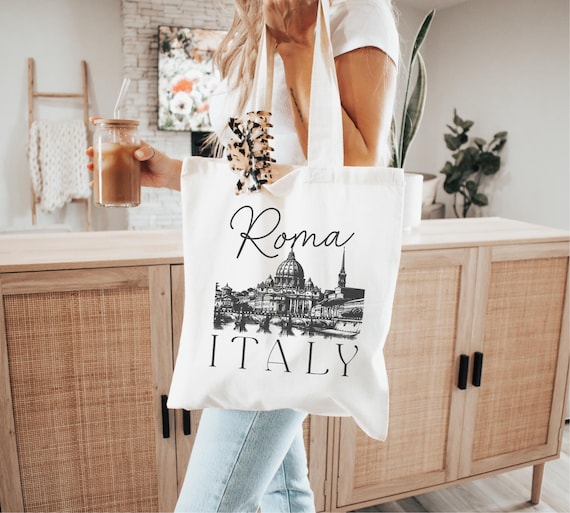 ローマ イタリア トートバッグ、チャオ ベラ、イタリア旅行、ローマ